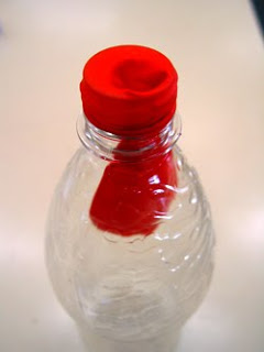 Balloon in bottle